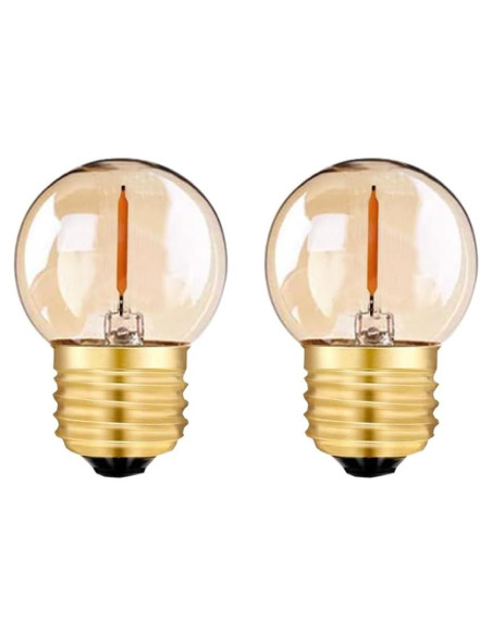 Bombillas LED Filamento G40/G12.5 Tsunetani 0.5W 2200K 2 Pcs