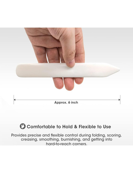 Plegador de Hueso Real DEEDYGO 2 Pcs para Manualidades