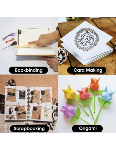 Plegador de Hueso Real DEEDYGO 2 Pcs para Manualidades