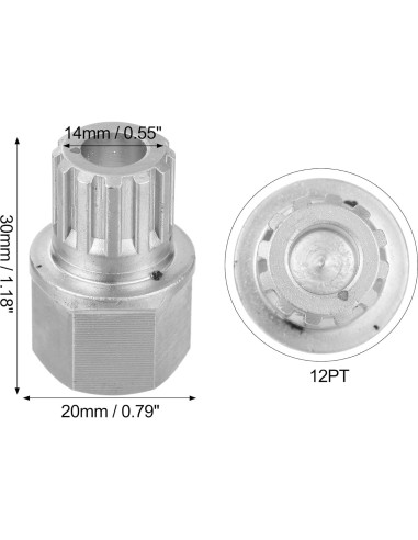 Tuerca de Seguridad Antirrobo X AUTOHAUX 57/12PT para VW/Audi