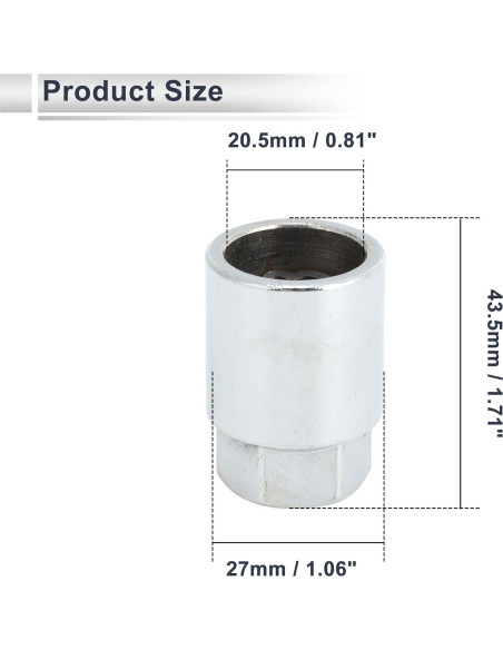 Tuerca de Bloqueo de Rueda RATCHROLL Tipo A para Toyota