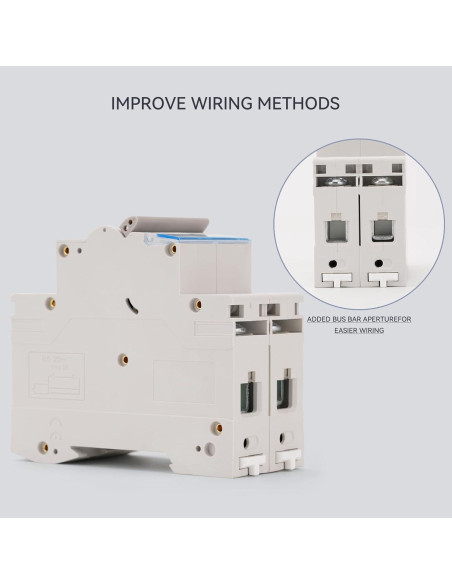 Interruptor Automático DC 2 Polo MOLLOM 500V 40A 6KA