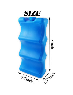 Paquetes de Hielo Reutilizables GXXMEI 4PCS para Leche Materna 2