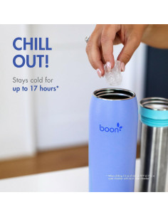 Enfriador de Leche Materna Portátil Boon Frosh - Acero Inoxidable - Azul 2