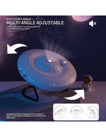 Proyector de Estrellas LIDOTAICKE PX-01 Blanco 12 en 1