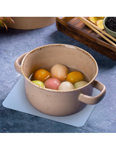 Alfombrillas de Silicona JJUNW 2 Piezas 24x20 cm Azul Amarillo