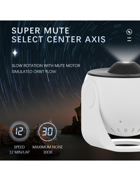 Proyector de Estrellas BLYGACN con 13 Discos y Luz Nocturna