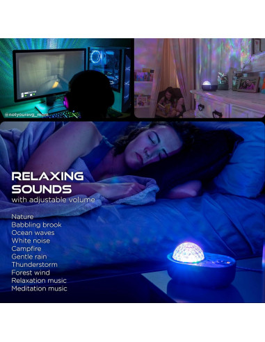 Proyector de Estrellas Enbrighten 65277 - Luz Nocturna Multicolor