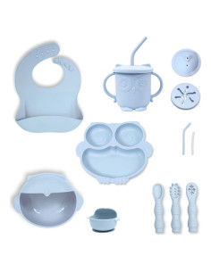 Juego de Alimentación para Bebés Babygineer - Silicona Ecológica