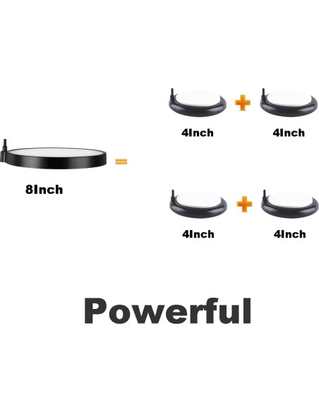 Disco de aire nano para acuario Carefree Fish 20.32 cm