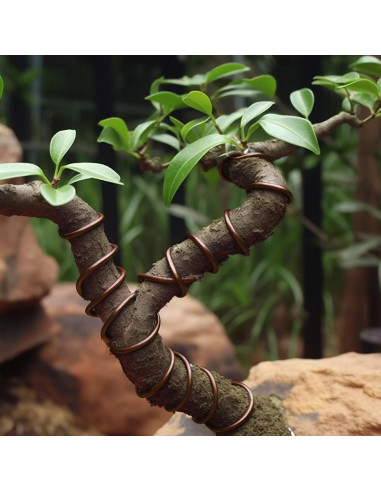 Alambre de Aluminio TecUnite 10 m x 2 mm para Joyería DIY