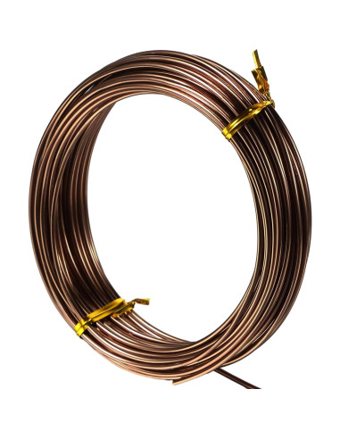 Alambre de Aluminio TecUnite 10 m x 2 mm para Joyería DIY