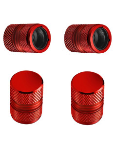 Tapas de Válvula de Neumático AQUAOK - Paquete de 4 Anticorrosión