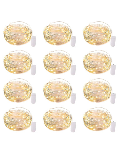 Luces de Hadas LED Brightown 12 Paquete 2.13m 20 LEDs