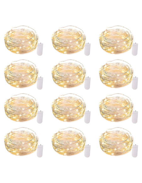 Luces de Hadas LED Brightown 12 Paquete 2.13m 20 LEDs