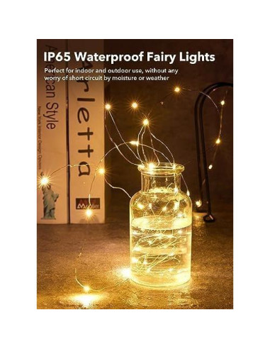 Luces de Hadas LED Brightown 12 Paquete 2.13m 20 LEDs