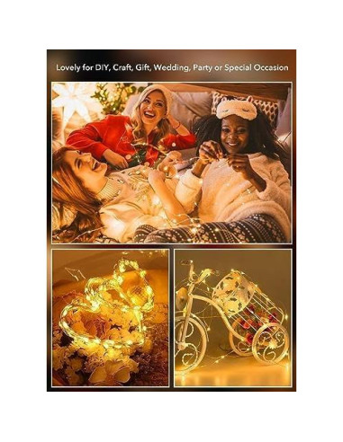 Luces de Hadas LED Brightown 12 Paquete 2.13m 20 LEDs