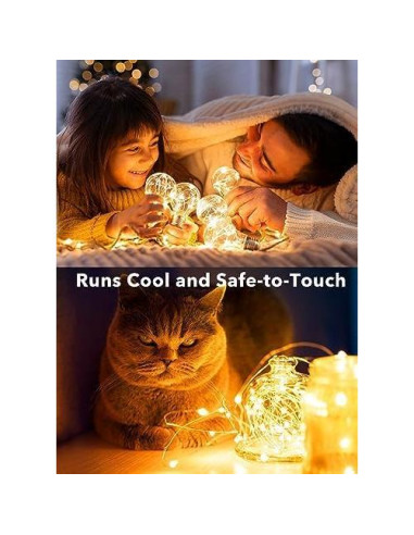 Luces de Hadas LED Brightown 12 Paquete 2.13m 20 LEDs