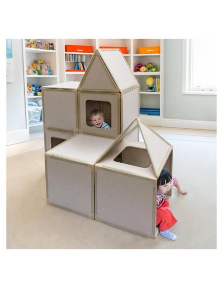 Casa de Juego de Paneles Magnéticos Black Swan - 16 Piezas