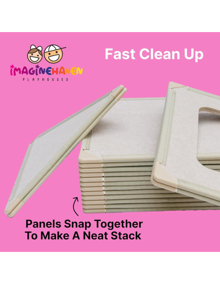 Casa de Juego de Paneles Magnéticos Black Swan - 16 Piezas