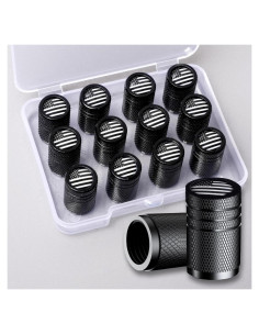 12 Tapones de Válvula de Neumático Muzioiernsu Aluminio Universal