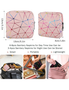 Bolsa de Almuerzo Aster para Toallas Menstruales - 12.7x12.7cm 2