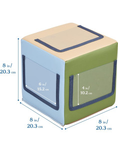 Bloques de Actividad Suaves ECR4Kids - Paquete de 4 Tonos Tierra 2