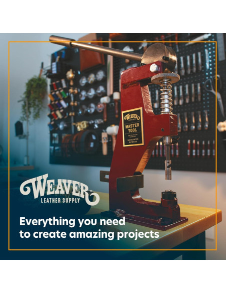 Conjunto de Sellos de Cuero Weaver Leather 19 mm Letras Mayúsculas