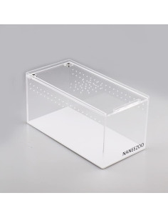 Recinto de Reptiles Acrílico NANEEZOO 20.32x10.16x10.16 cm 2