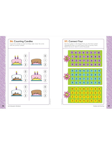 My Kindergarten Workbook: 101 Games and Activities to Support Kindergarten Skills, for Kids Ages 5-6 (My Workbook)