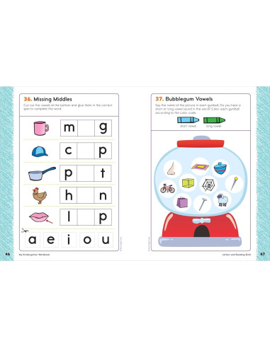 My Kindergarten Workbook: 101 Games and Activities to Support Kindergarten Skills, for Kids Ages 5-6 (My Workbook)