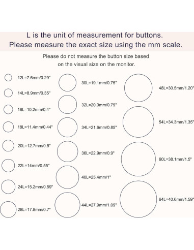 Botones de Costura de Madera HARFINGTON 10pcs 23mm Café