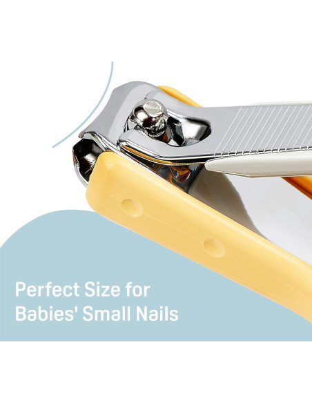 Cortauñas para Bebés Pigeon con Estuche 9+ Meses Amarillo