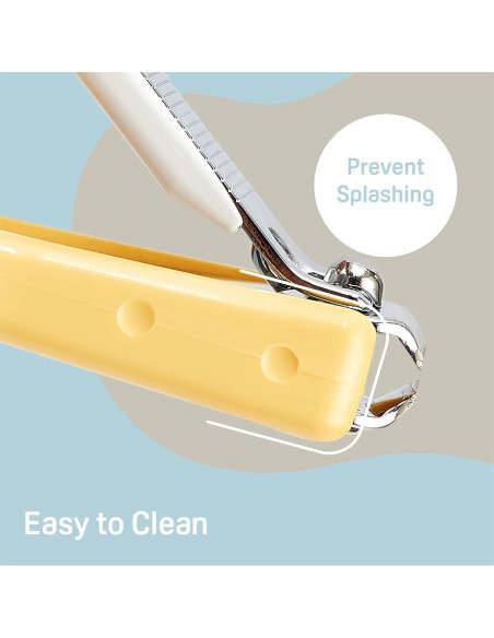 Cortauñas para Bebés Pigeon con Estuche 9+ Meses Amarillo