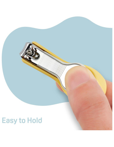 Cortauñas para Bebés Pigeon con Estuche 9+ Meses Amarillo