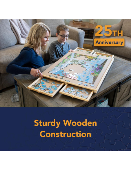 Tablero de Rompecabezas Bits and Pieces 1000 Piezas Madera