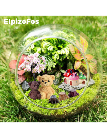 Kit de Accesorios para Jardín de Hadas ElpizoFos 132 Piezas