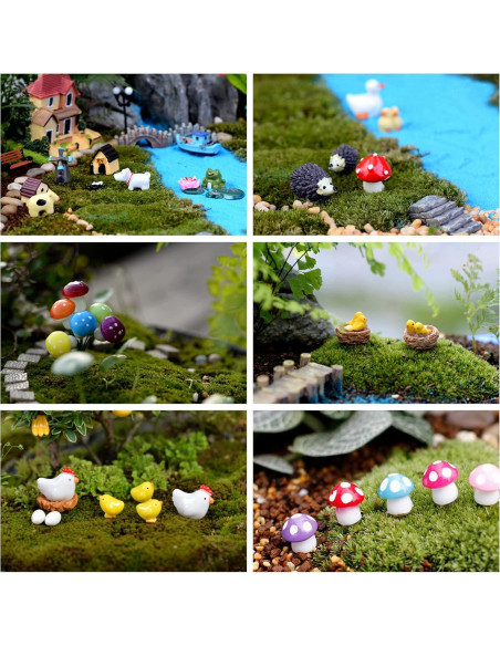 Kit de Accesorios para Jardín de Hadas ElpizoFos 132 Piezas