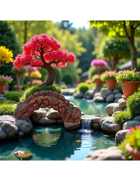 Kit de Accesorios para Jardín de Hadas ZhangyiHot Miniaturas