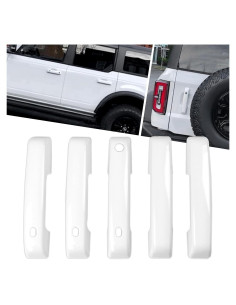 Cubiertas de Manijas de Puerta Ford Bronco 2021-2025 - Blancas