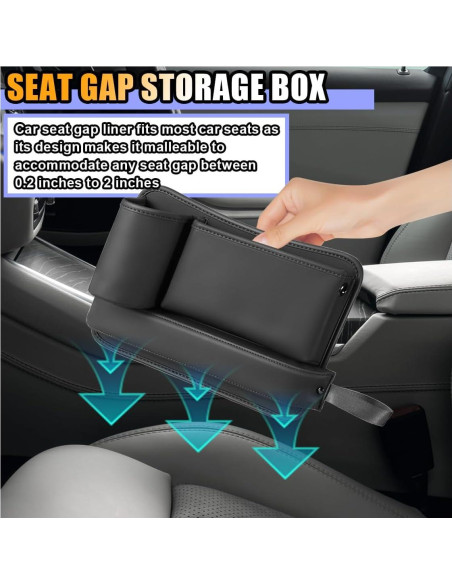 Organizador de Espacio entre Asientos de Coche LAINLOY - 2 Paquete
