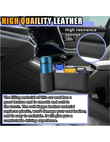Organizador de Espacio entre Asientos de Coche LAINLOY - 2 Paquete