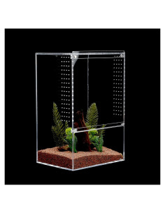 Terrario Acrílico para Tarantulas CLarellara 20.3x14.5x33.5 cm