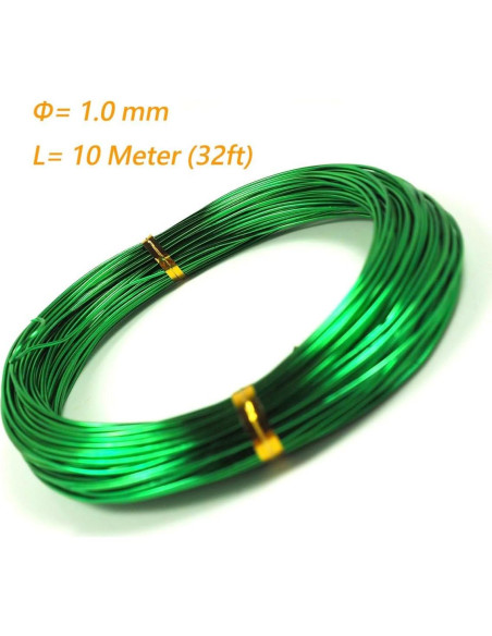 Kebinfen Kit de Alambre de Entrenamiento para Bonsai 39m