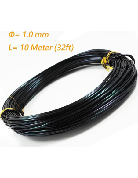 Kebinfen Kit de Alambre de Entrenamiento para Bonsai 39m