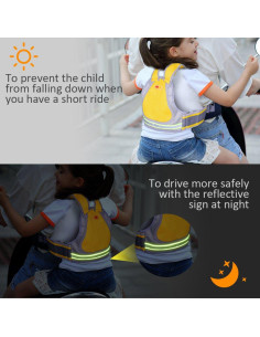 Arnés de Seguridad Infantil Jolik 4 en 1 Transpirable Amarillo 2