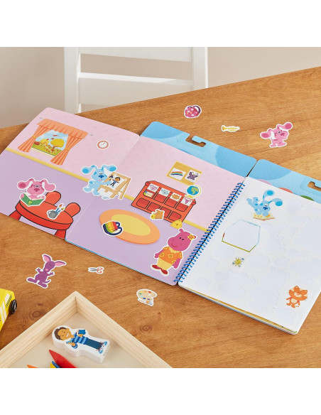 Almohadilla de Calcomanías Reutilizables Melissa & Doug - Pistas de Blue y Tú