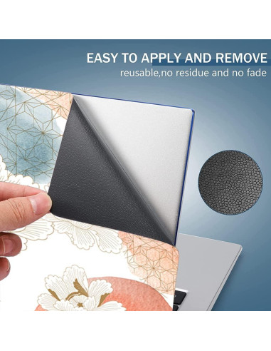 Pegatina para Laptop Huaduo 15.6" Vinilo Universal Flor 3