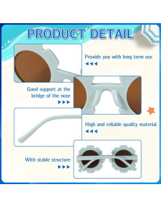 Gafas de sol DragonflyDreams para niños - Paquete de 8 piezas 2