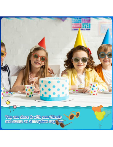 Gafas de sol DragonflyDreams para niños - Paquete de 8 piezas